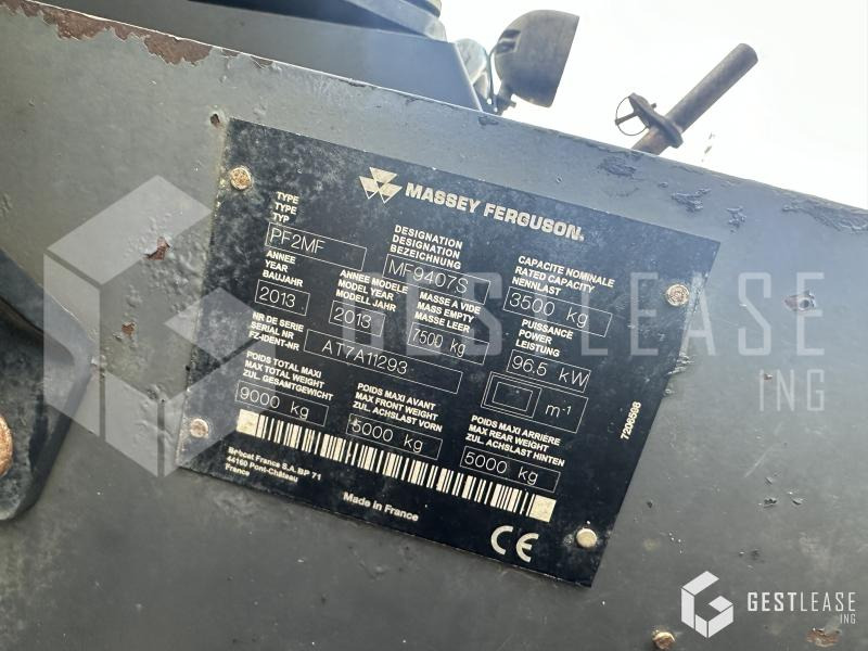 Massey Ferguson 9407 S - מפעיל טלסקופי: תמונה 2 Massey Ferguson 9407 S - מפעיל טלסקופי: תמונה 2