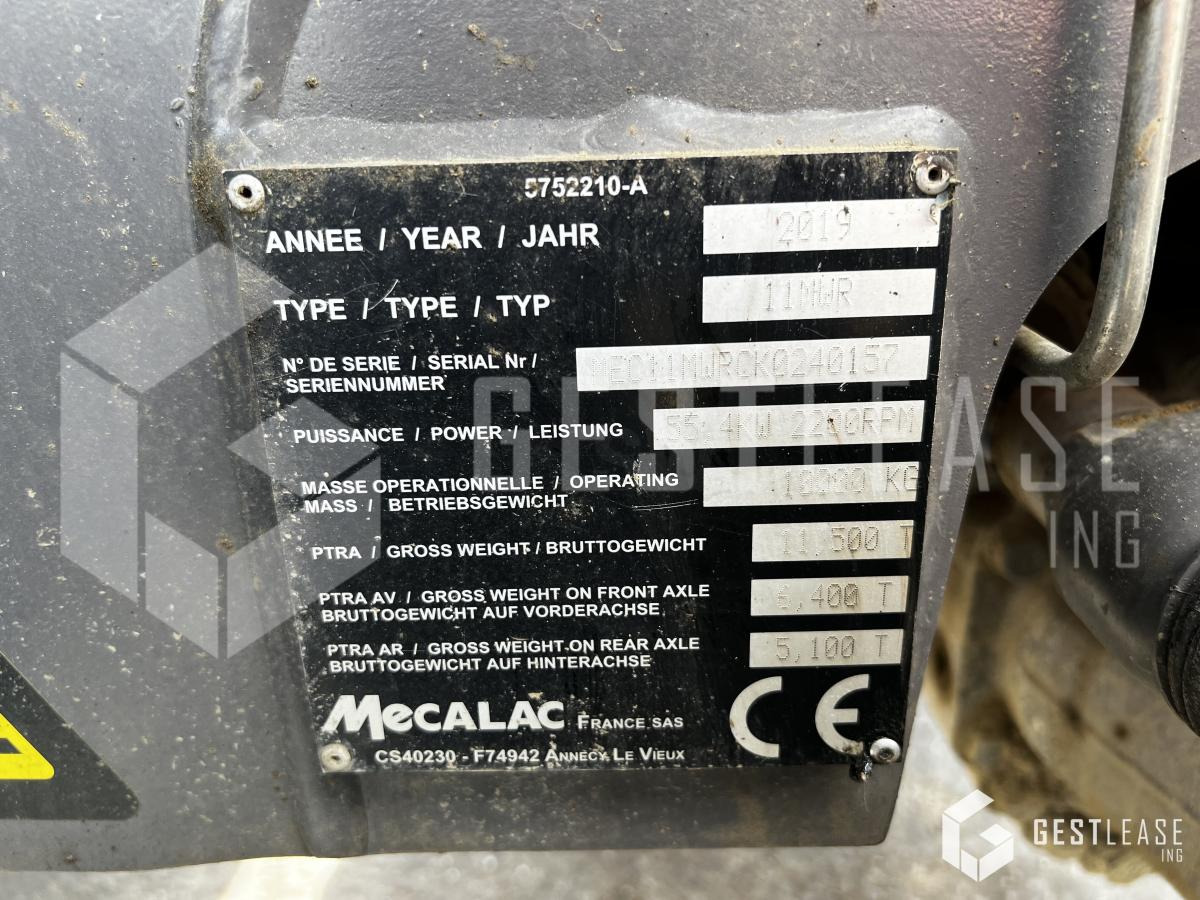 Mecalac 11 MWR - מחפר גלגלים: תמונה 5 Mecalac 11 MWR - מחפר גלגלים: תמונה 5