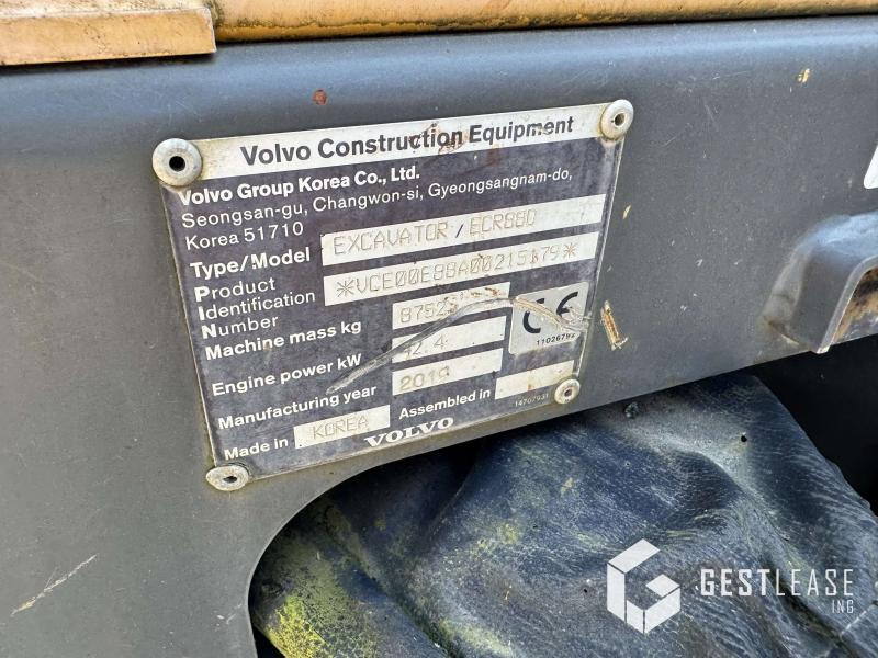 מיני מחפר Volvo ECR88 D: תמונה 8