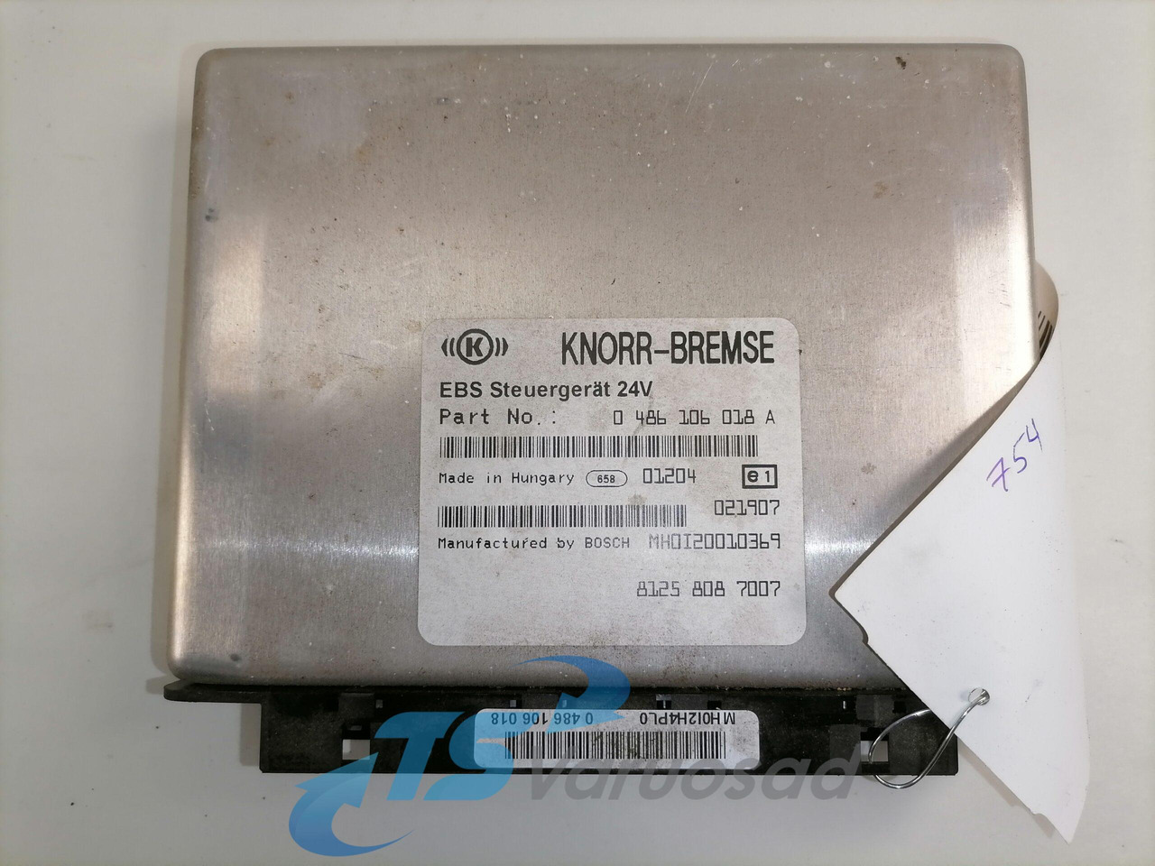 MAN Ecu, EBS 81258087007 - ECU עבור משאית: תמונה 3 MAN Ecu, EBS 81258087007 - ECU עבור משאית: תמונה 3