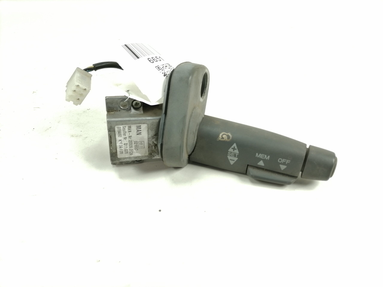 MAN Switch, cruise control 255090129 - מערכת חשמל עבור משאית: תמונה 1 MAN Switch, cruise control 255090129 - מערכת חשמל עבור משאית: תמונה 1