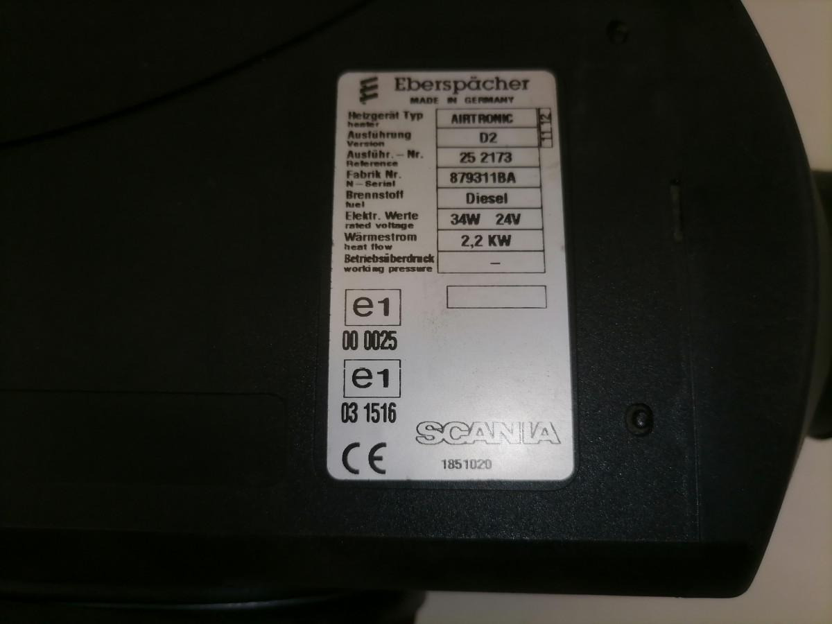Scania Auxiliary heater 1851020 - חימום/ אוורור עבור משאית: תמונה 4 Scania Auxiliary heater 1851020 - חימום/ אוורור עבור משאית: תמונה 4