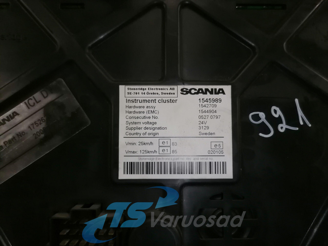 Scania Dashboard 1752625 - לוח מחוונים עבור משאית: תמונה 4 Scania Dashboard 1752625 - לוח מחוונים עבור משאית: תמונה 4