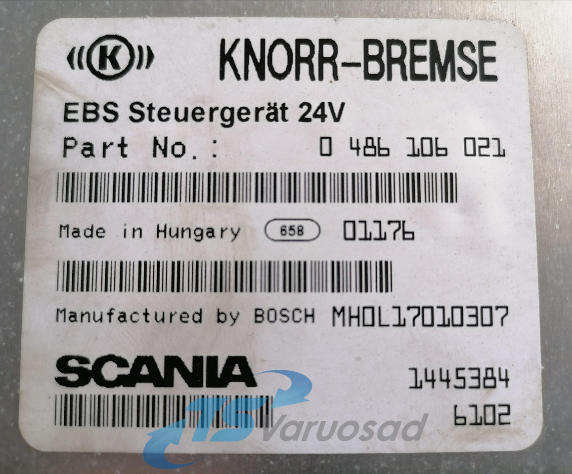 Scania Ecu, EBS 1445384 - ECU עבור משאית: תמונה 4 Scania Ecu, EBS 1445384 - ECU עבור משאית: תמונה 4