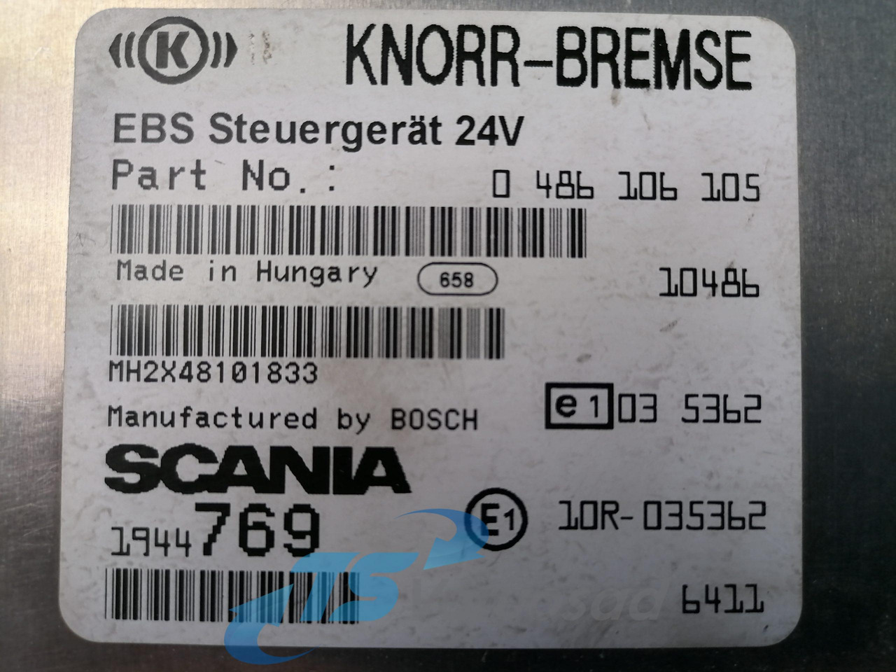 Scania Ecu, EBS 1944769 - ECU עבור משאית: תמונה 4 Scania Ecu, EBS 1944769 - ECU עבור משאית: תמונה 4
