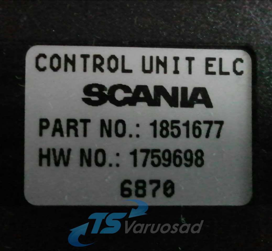 Scania Ecu, ECAS 1759698 - ECU עבור משאית: תמונה 4 Scania Ecu, ECAS 1759698 - ECU עבור משאית: תמונה 4