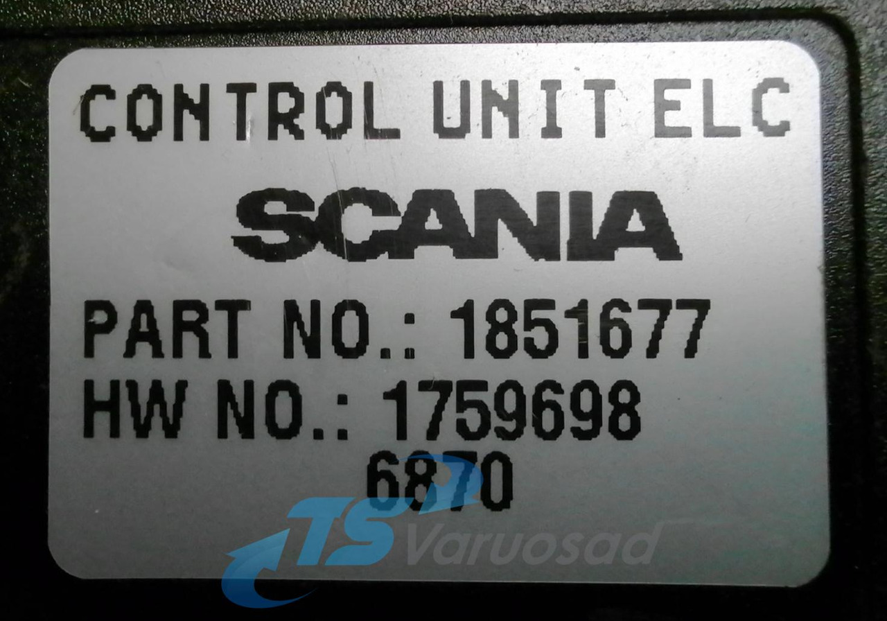 Scania Ecu, ECAS 1759698 - ECU עבור משאית: תמונה 4 Scania Ecu, ECAS 1759698 - ECU עבור משאית: תמונה 4