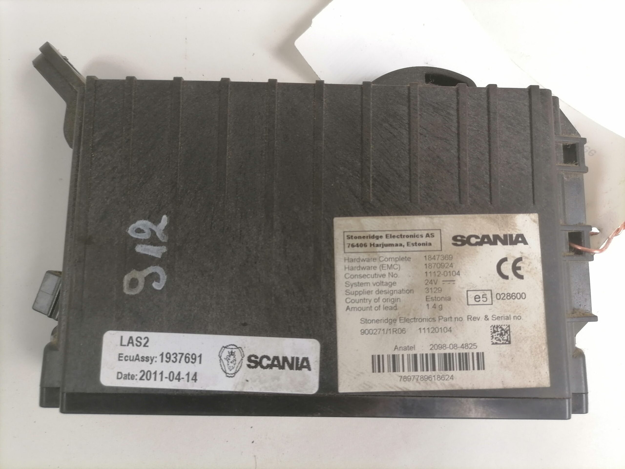 Scania Ecu, LAS 1937691 - ECU עבור משאית: תמונה 3 Scania Ecu, LAS 1937691 - ECU עבור משאית: תמונה 3