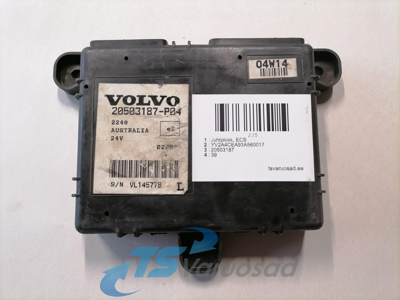 Volvo ECU, ECS 20503187 - ECU עבור משאית: תמונה 2 Volvo ECU, ECS 20503187 - ECU עבור משאית: תמונה 2