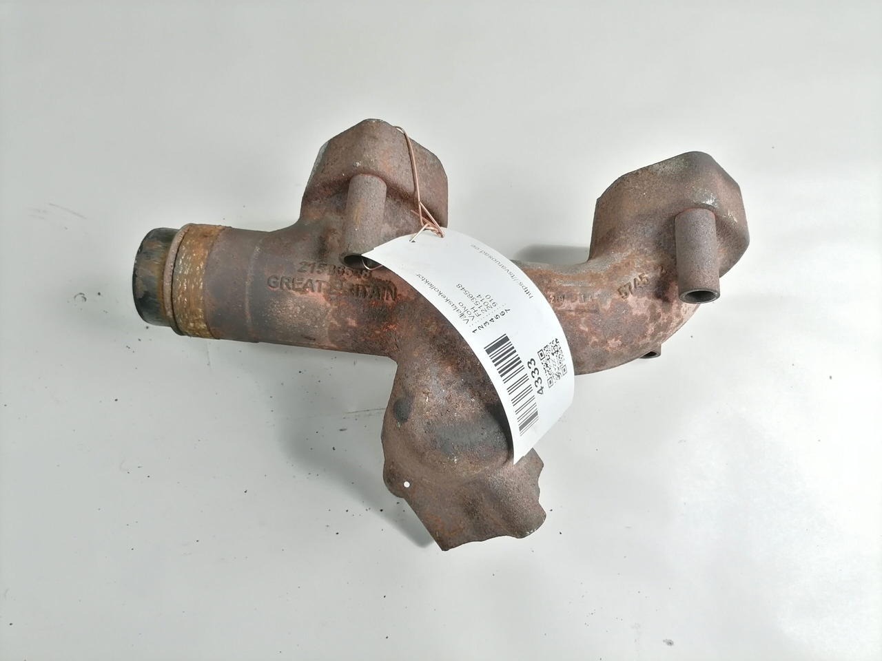 Volvo Exhaust mainfold 21536548 - יריעת פליטה עבור משאית: תמונה 2 Volvo Exhaust mainfold 21536548 - יריעת פליטה עבור משאית: תמונה 2