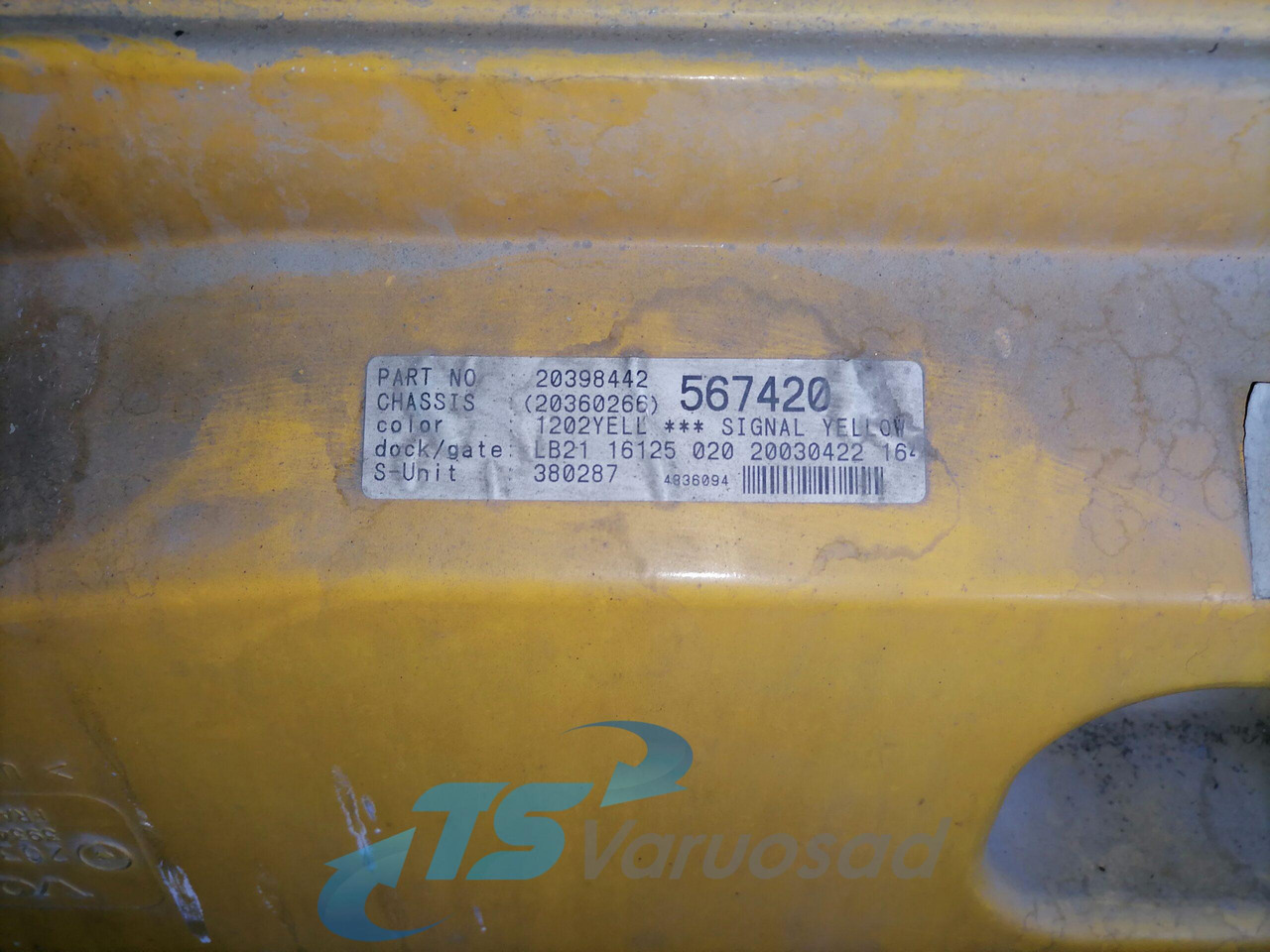 Volvo Grille panel 20360266 - גריל עבור משאית: תמונה 4 Volvo Grille panel 20360266 - גריל עבור משאית: תמונה 4