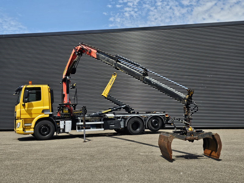 משאית הרמת וו, משאית מנוף DAF CF 330 6x2-4 / PALFINGER CRANE + HOOKLIFT: תמונה 10