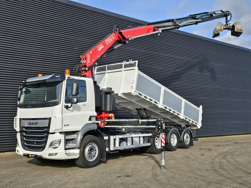 DAF CF 530 8x4-4 / FASSI 27.5 t/m CRANE + TIPPER - משאית מנוף: תמונה 1 DAF CF 530 8x4-4 / FASSI 27.5 t/m CRANE + TIPPER - משאית מנוף: תמונה 1