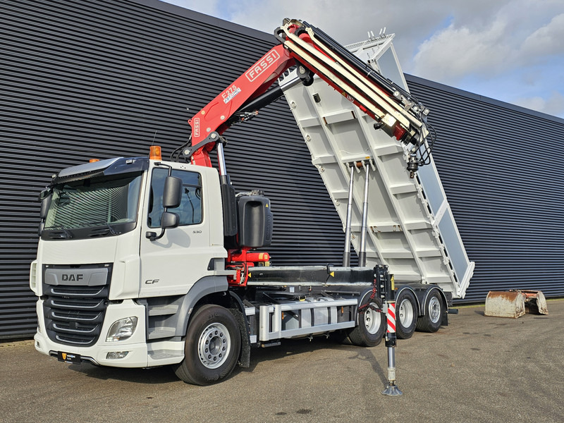 DAF CF 530 8x4-4 / FASSI 27.5 t/m CRANE + TIPPER - משאית מנוף: תמונה 2 DAF CF 530 8x4-4 / FASSI 27.5 t/m CRANE + TIPPER - משאית מנוף: תמונה 2