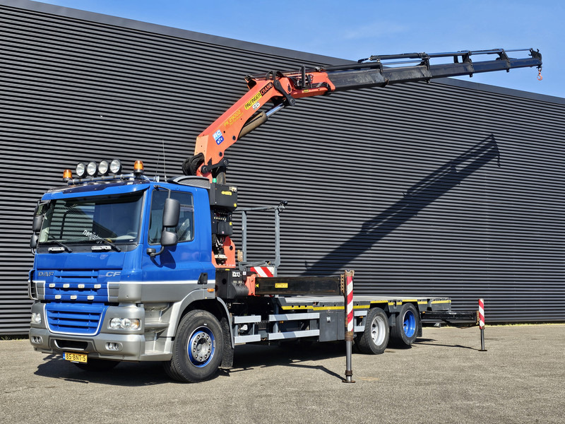 DAF CF85.460 / 6x2 / PALFINGER 29TM / CRANE / KRAN - משאית צד נופל/ שטוחה, משאית מנוף: תמונה 1 DAF CF85.460 / 6x2 / PALFINGER 29TM / CRANE / KRAN - משאית צד נופל/ שטוחה, משאית מנוף: תמונה 1