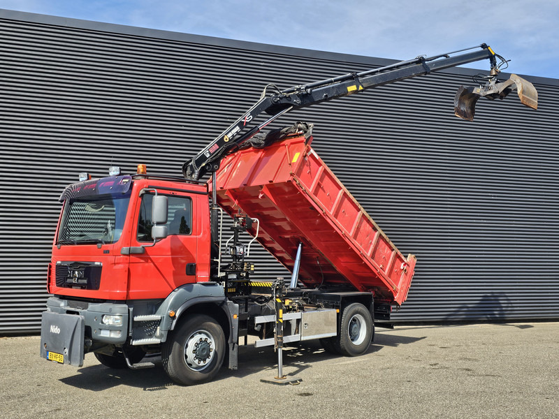 MAN TGM 18.250 / 4X4 / EEV / HIAB CRANE + TIPPER / SPRING - מזהיר, משאית מנוף: תמונה 1 MAN TGM 18.250 / 4X4 / EEV / HIAB CRANE + TIPPER / SPRING - מזהיר, משאית מנוף: תמונה 1