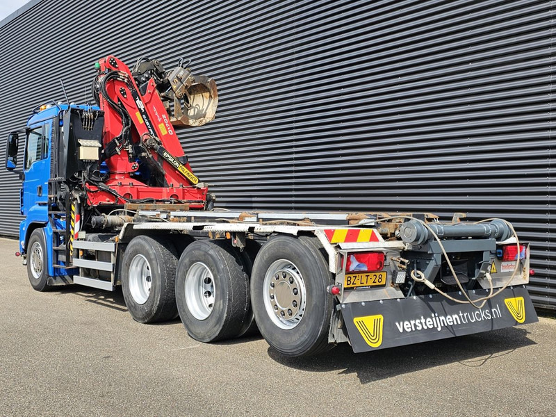 MAN TGS 35.400 / 8x4-4 / CONTAINER SYSTEM / PALFINGER Z CRANE - משאית מערכת כבלים, משאית מנוף: תמונה 4 MAN TGS 35.400 / 8x4-4 / CONTAINER SYSTEM / PALFINGER Z CRANE - משאית מערכת כבלים, משאית מנוף: תמונה 4
