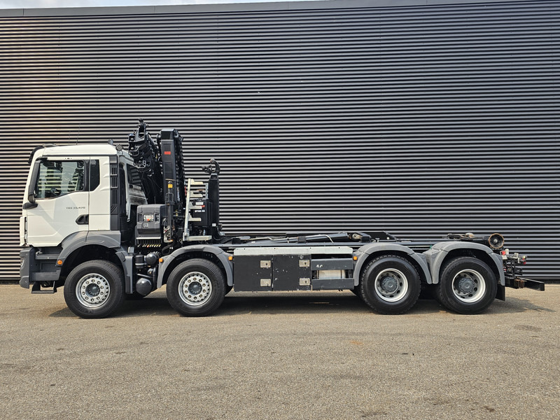 משאית הרמת וו, משאית מנוף MAN TGS 35.470 8X4 BB / HIAB CRANE + HOOKLIFT: תמונה 12