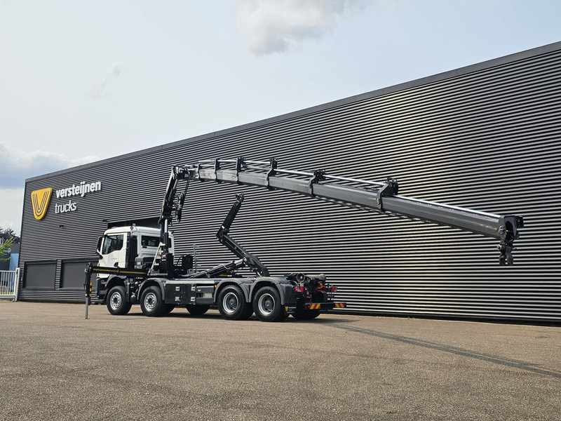 MAN TGS 35.470 8X4 BB / HIAB CRANE + HOOKLIFT - משאית הרמת וו, משאית מנוף: תמונה 4 MAN TGS 35.470 8X4 BB / HIAB CRANE + HOOKLIFT - משאית הרמת וו, משאית מנוף: תמונה 4