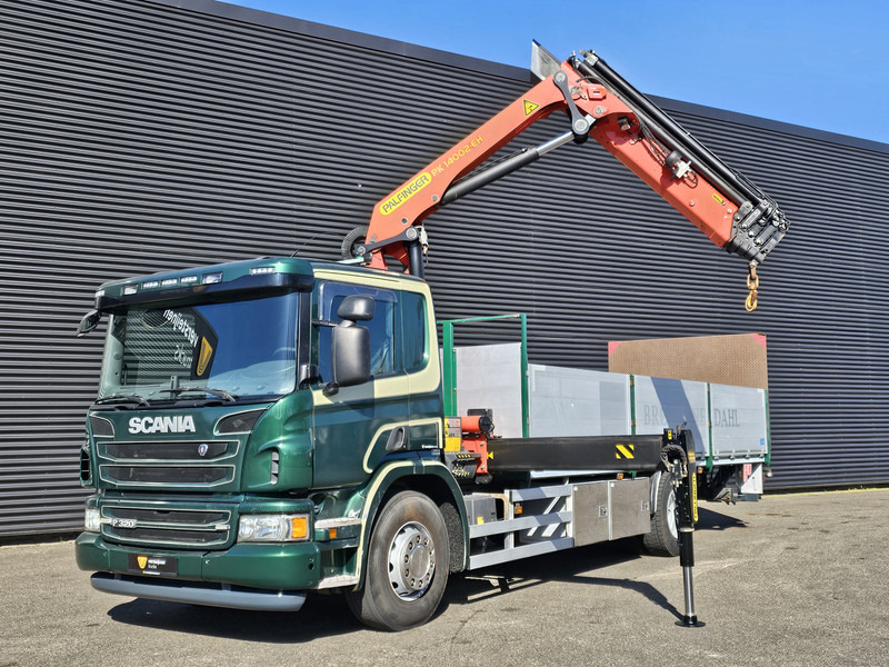 Scania P320 4x2 / PALFINGER 14TM / CRANE/KRAN/GRUE - משאית צד נופל/ שטוחה, משאית מנוף: תמונה 4 Scania P320 4x2 / PALFINGER 14TM / CRANE/KRAN/GRUE - משאית צד נופל/ שטוחה, משאית מנוף: תמונה 4