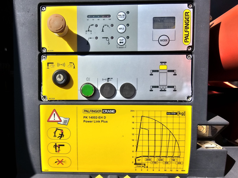 משאית צד נופל/ שטוחה, משאית מנוף Scania P320 4x2 / PALFINGER 14TM / CRANE/KRAN/GRUE: תמונה 19