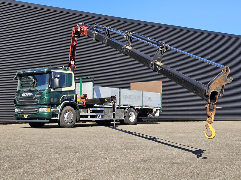 Scania P320 4x2 / PALFINGER 14TM / CRANE/KRAN/GRUE - משאית צד נופל/ שטוחה, משאית מנוף: תמונה 2 Scania P320 4x2 / PALFINGER 14TM / CRANE/KRAN/GRUE - משאית צד נופל/ שטוחה, משאית מנוף: תמונה 2