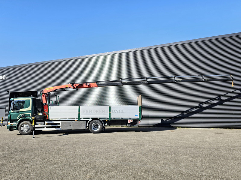 Scania P320 4x2 / PALFINGER 14TM / CRANE/KRAN/GRUE - משאית צד נופל/ שטוחה, משאית מנוף: תמונה 3 Scania P320 4x2 / PALFINGER 14TM / CRANE/KRAN/GRUE - משאית צד נופל/ שטוחה, משאית מנוף: תמונה 3
