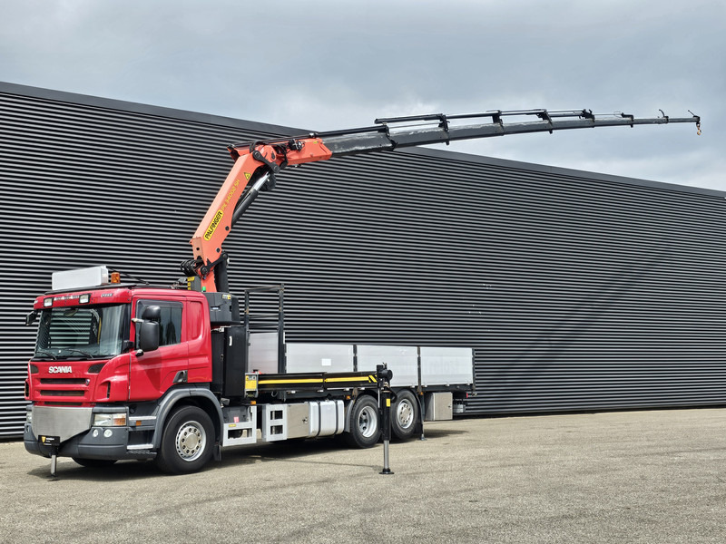 Scania P400 6X2-4 / PALFINGER 34 t/m / 8 x HYDR + WINCH - משאית מנוף: תמונה 1 Scania P400 6X2-4 / PALFINGER 34 t/m / 8 x HYDR + WINCH - משאית מנוף: תמונה 1