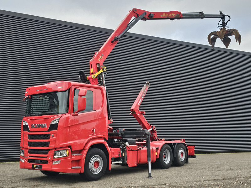Scania R520 V8 6x2/4 / EPSILON CRANE + HOOKLIFT - משאית הרמת וו, משאית מנוף: תמונה 1 Scania R520 V8 6x2/4 / EPSILON CRANE + HOOKLIFT - משאית הרמת וו, משאית מנוף: תמונה 1