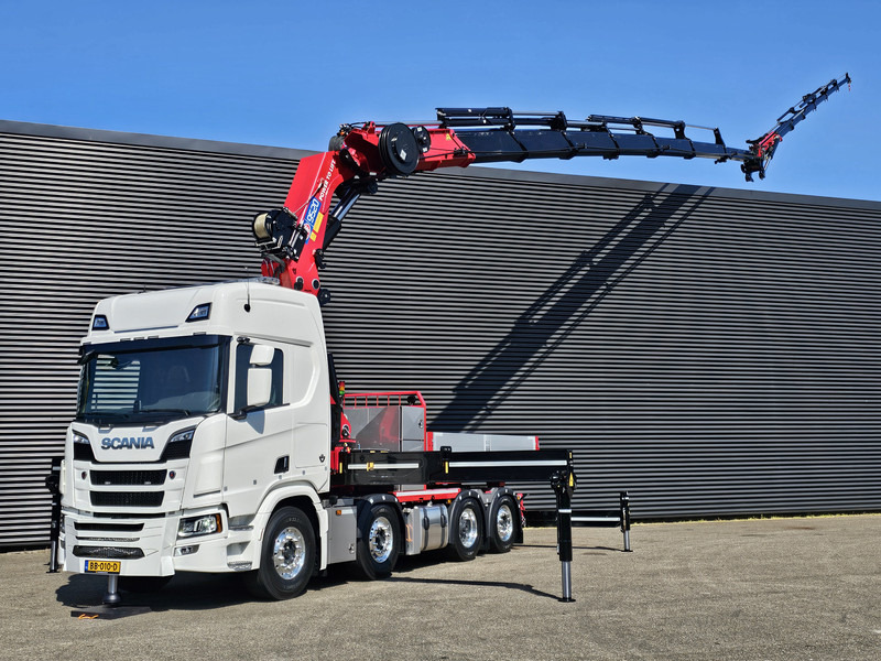 Scania R590 8x2*6 HMF 9520 + JiB + WINCH / TRACTOR / - משאית מנוף: תמונה 1 Scania R590 8x2*6 HMF 9520 + JiB + WINCH / TRACTOR / - משאית מנוף: תמונה 1