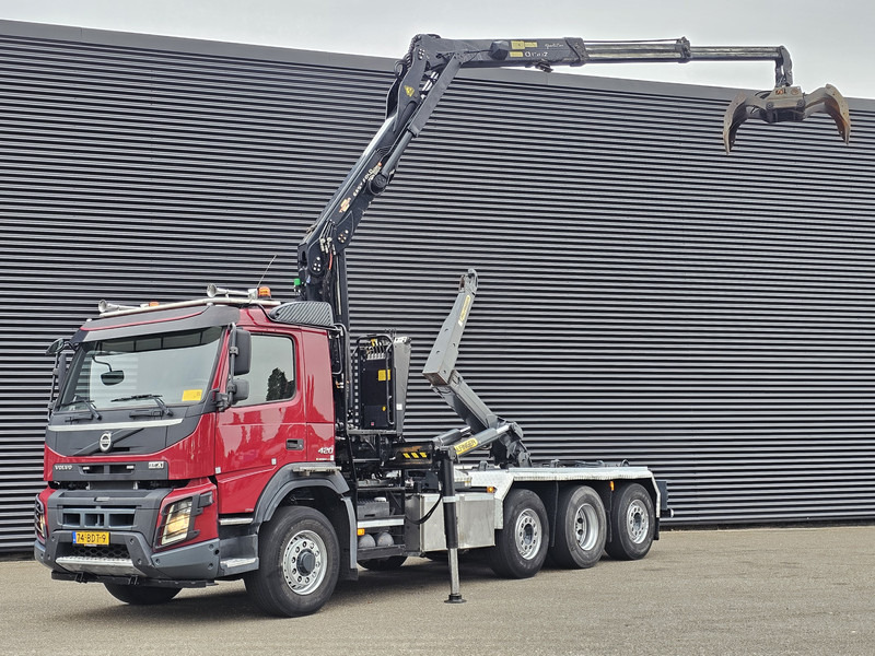 Volvo FMX 420 / 8x2 / PALFINGER EPSILON + HOOKLIFT - משאית הרמת וו, משאית מנוף: תמונה 1 Volvo FMX 420 / 8x2 / PALFINGER EPSILON + HOOKLIFT - משאית הרמת וו, משאית מנוף: תמונה 1