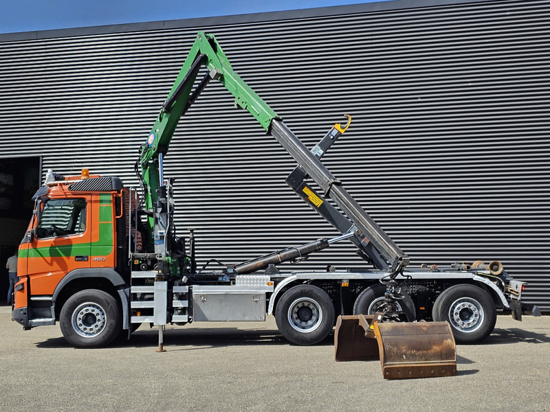 Volvo FMX 460 / 8x4-4 / HMF CRANE + HOOKLIFT / CONTAINER - משאית הרמת וו, משאית מנוף: תמונה 4 Volvo FMX 460 / 8x4-4 / HMF CRANE + HOOKLIFT / CONTAINER - משאית הרמת וו, משאית מנוף: תמונה 4