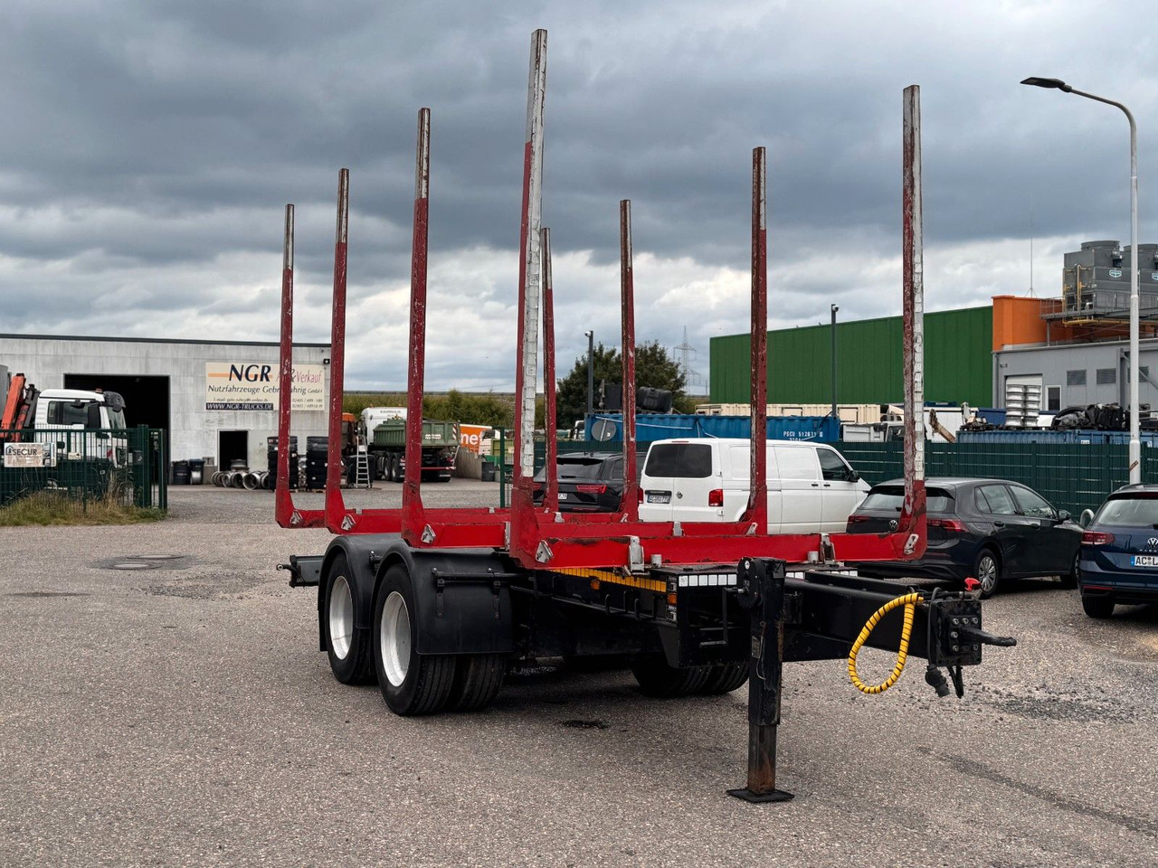 Goldhofer Glogger 2 Achser 14,5 m 18 to. Holztransporter - קרון נגרר לעץ: תמונה 4 Goldhofer Glogger 2 Achser 14,5 m 18 to. Holztransporter - קרון נגרר לעץ: תמונה 4