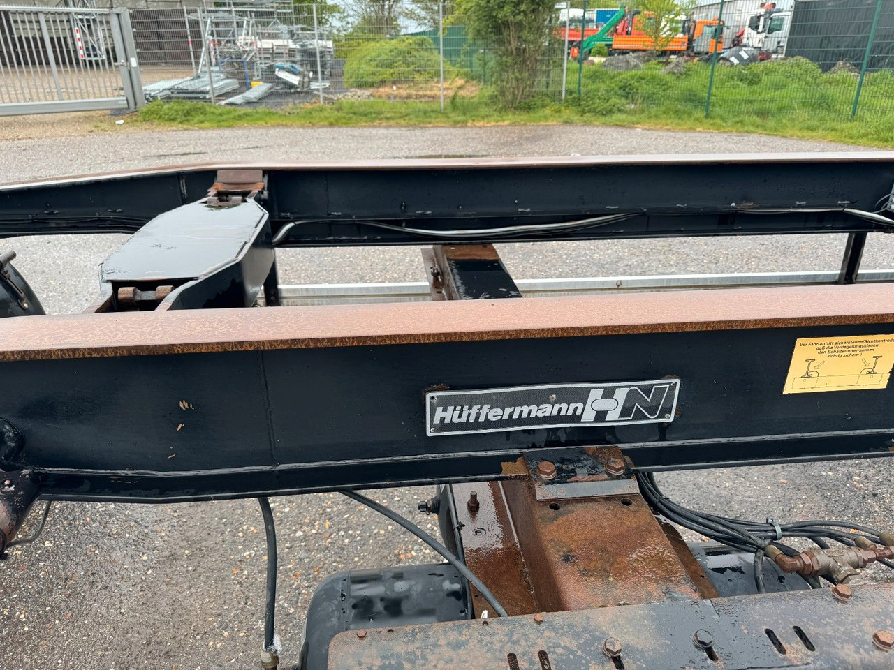 Hüffermann 2 Achs Abrollanhänger mit Schlitten - קרון נגרר מתגלגל/ מדלג: תמונה 4 Hüffermann 2 Achs Abrollanhänger mit Schlitten - קרון נגרר מתגלגל/ מדלג: תמונה 4