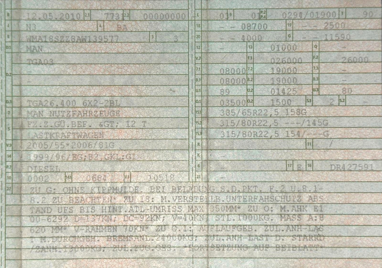 MAN 26.400 TGS | Meiller RK 20.70 | hydr. Container. - משאית הרמת וו: תמונה 2 MAN 26.400 TGS | Meiller RK 20.70 | hydr. Container. - משאית הרמת וו: תמונה 2