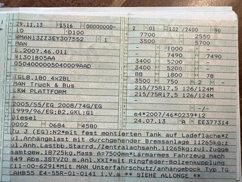 MAN 8.180 4X2 offene Pritsche MAN 8.180 4X2 offene Pritsche - כלי רכב מסחרי במיטה שטוחה: תמונה 2 MAN 8.180 4X2 offene Pritsche MAN 8.180 4X2 offene Pritsche - כלי רכב מסחרי במיטה שטוחה: תמונה 2