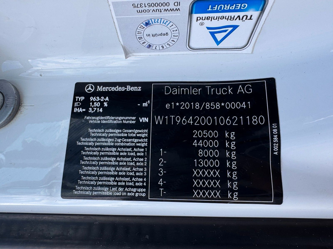 Mercedes-Benz 1835 2135 4X2 Meiller 3 S. Kipper Top Zustand - מזהיר: תמונה 2 Mercedes-Benz 1835 2135 4X2 Meiller 3 S. Kipper Top Zustand - מזהיר: תמונה 2