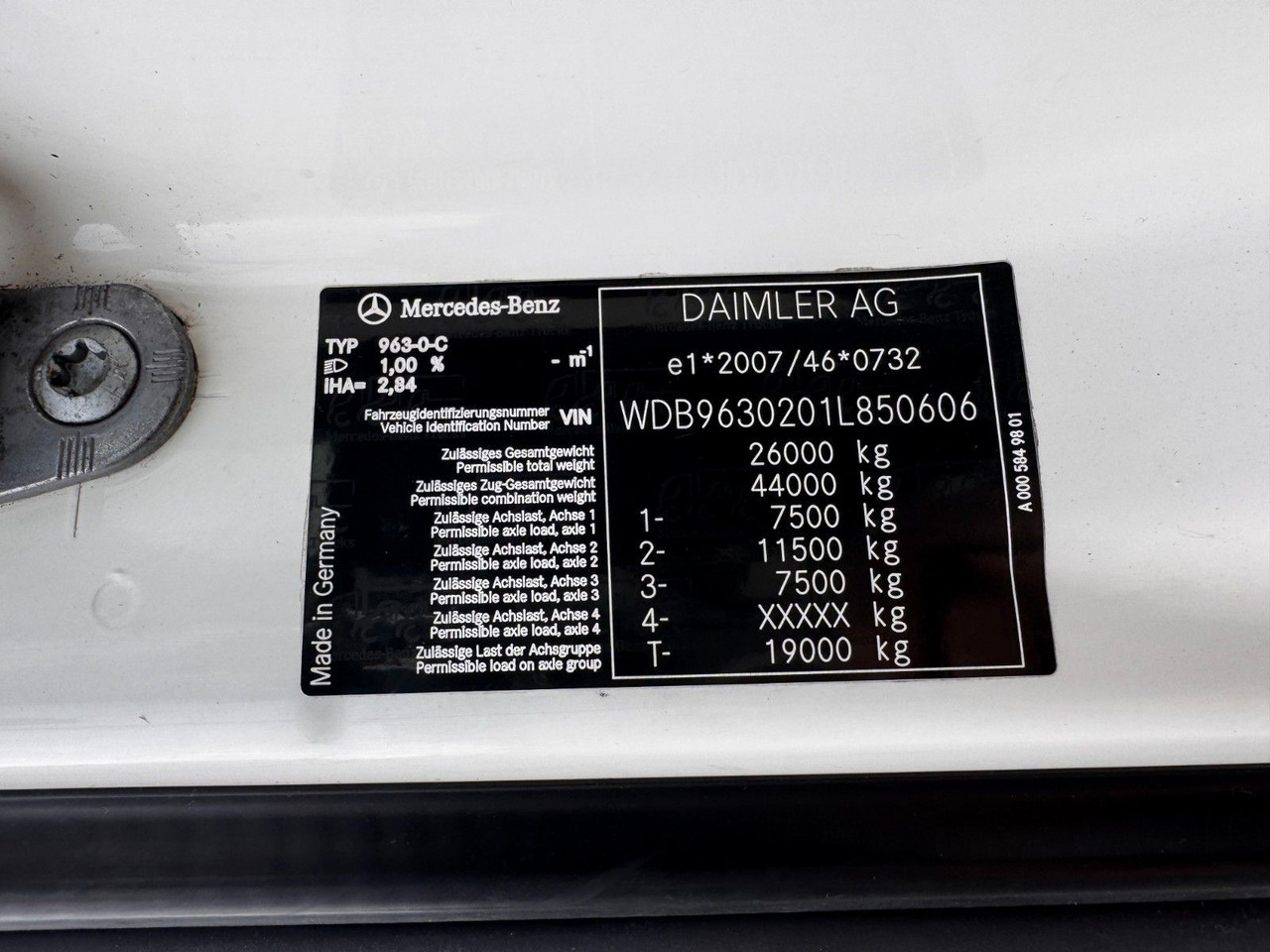 Mercedes-Benz 2536 ADR Valid & kipphydraulik für Gastank - משאית מכל: תמונה 3 Mercedes-Benz 2536 ADR Valid & kipphydraulik für Gastank - משאית מכל: תמונה 3