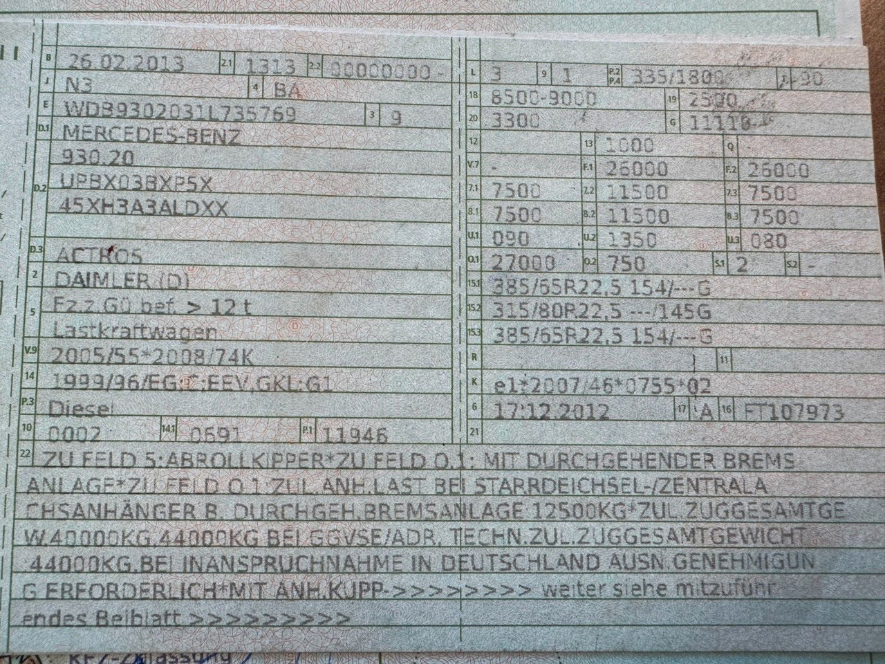 Mercedes-Benz 2546 6X2 Klima Meiller RK 20.65 - משאית הרמת וו: תמונה 2 Mercedes-Benz 2546 6X2 Klima Meiller RK 20.65 - משאית הרמת וו: תמונה 2