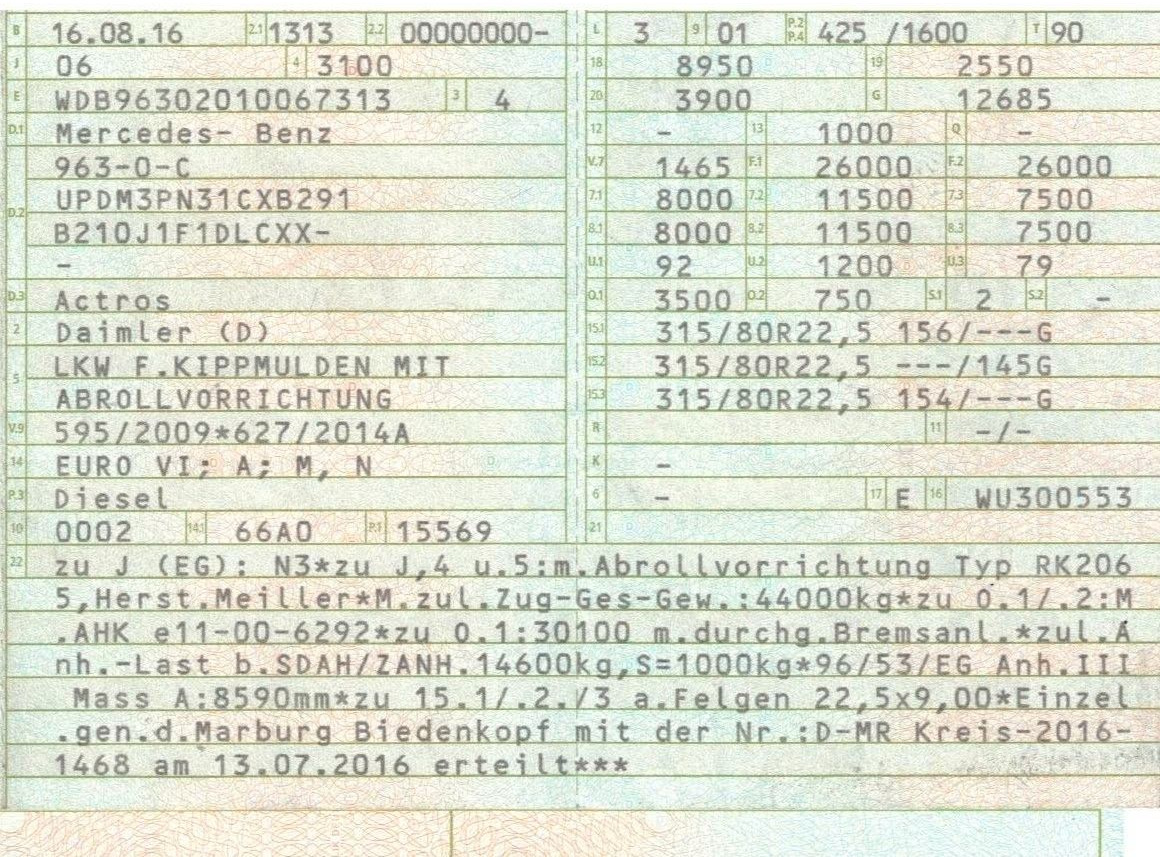 Mercedes-Benz 2558 6x2 Meiller RK 20.65 | Retarder | Klima - משאית הרמת וו: תמונה 2 Mercedes-Benz 2558 6x2 Meiller RK 20.65 | Retarder | Klima - משאית הרמת וו: תמונה 2