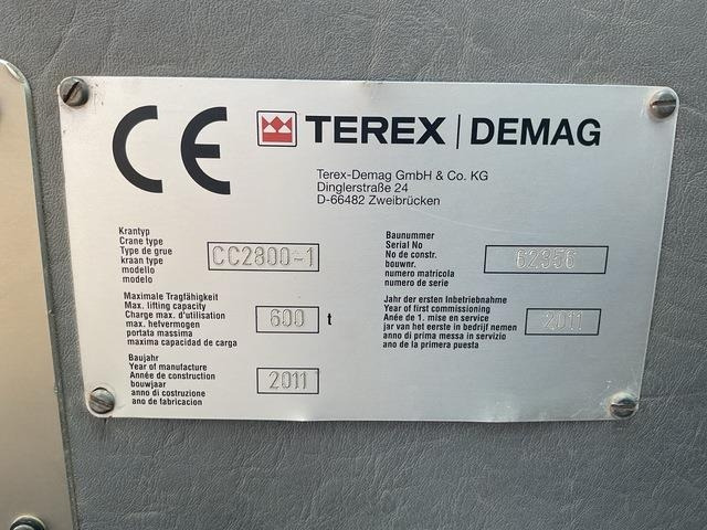 Terex Demag CC2800-1 - עגורן זוחל: תמונה 5 Terex Demag CC2800-1 - עגורן זוחל: תמונה 5