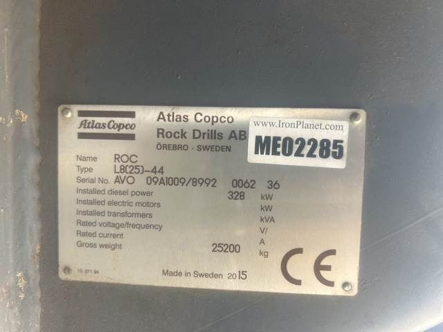 Atlas Copco ROCL8 - אסדת קידוח: תמונה 5 Atlas Copco ROCL8 - אסדת קידוח: תמונה 5