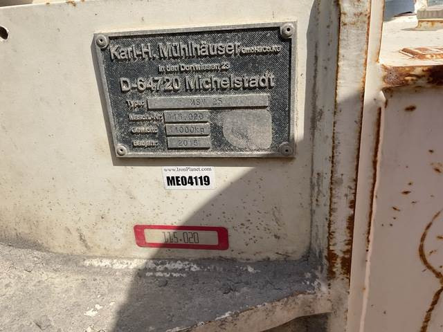 Muhlhauser PMT 4000 - משאית מערבלת בטון: תמונה 5 Muhlhauser PMT 4000 - משאית מערבלת בטון: תמונה 5
