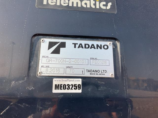 Tadano GR700N-2 - עגורן שטח מחוספס: תמונה 5 Tadano GR700N-2 - עגורן שטח מחוספס: תמונה 5