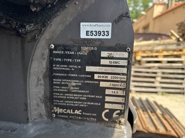 Mecalac 714MC - מחפר סורק: תמונה 5 Mecalac 714MC - מחפר סורק: תמונה 5