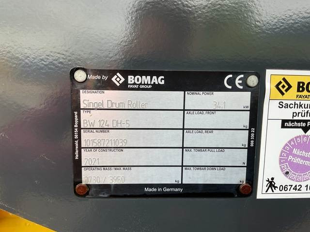 Bomag BW124DH-5 - מדחס: תמונה 5 Bomag BW124DH-5 - מדחס: תמונה 5