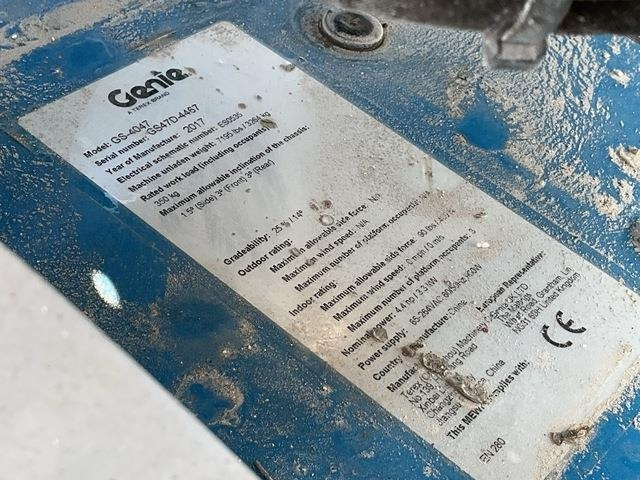 Genie GS4047 - מעלית מספריים: תמונה 5 Genie GS4047 - מעלית מספריים: תמונה 5