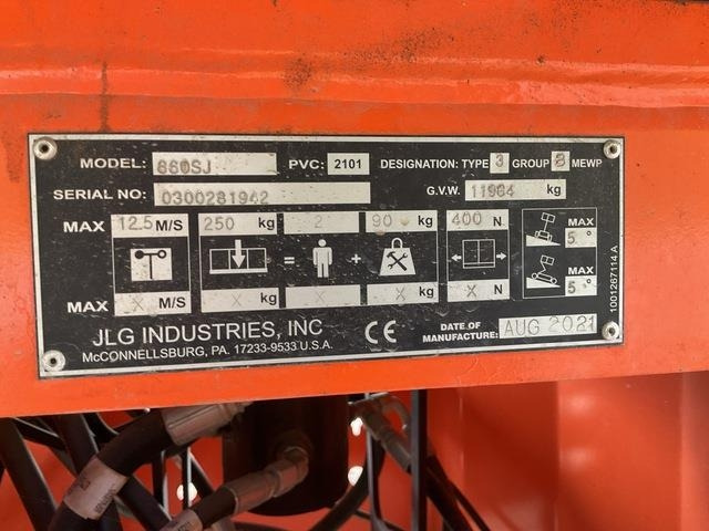 JLG 660SJ - מוט טלסקופי: תמונה 5 JLG 660SJ - מוט טלסקופי: תמונה 5