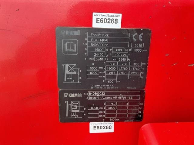 Kalmar ECG140-6 - מלגזה חשמלית: תמונה 5 Kalmar ECG140-6 - מלגזה חשמלית: תמונה 5