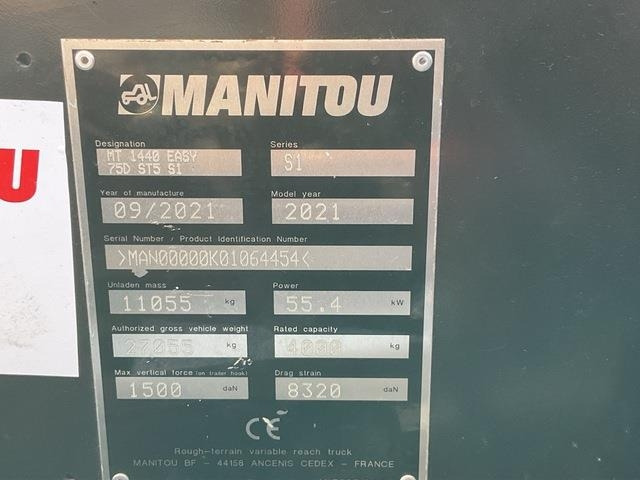 Manitou MT1440 - מפעיל טלסקופי: תמונה 5 Manitou MT1440 - מפעיל טלסקופי: תמונה 5